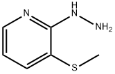 2-Hydrazinyl-3-(methylthio)pyridine Structure