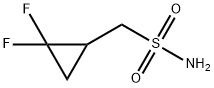 (2,2-二氟环丙基)甲磺酰胺 结构式
