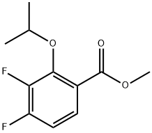 Methyl 3,4-difluoro-2-isopropoxybenzoate 结构式