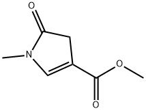 1H-Pyrrole-3-carboxylic acid, 4,5-dihydro-1-methyl-5-oxo-, methyl ester Structure