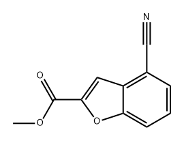 2-Benzofurancarboxylic acid, 4-cyano-, methyl ester|