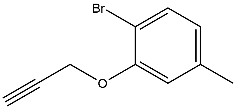2111606-97-2 1-bromo-4-methyl-2-(prop-2-yn-1-yloxy)benzene