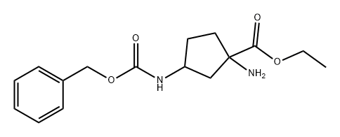 Cyclopentanecarboxylic acid, 1-amino-3-[[(phenylmethoxy)carbonyl]amino]-, ethyl ester|