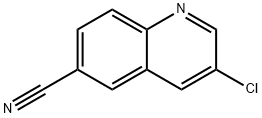 6-Quinolinecarbonitrile, 3-chloro- Struktur