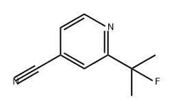 2-(2-氟丙烯-2-基)异烟腈, 2112533-97-6, 结构式