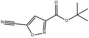 5-氰基异噁唑-3-羧酸叔丁酯, 2112671-44-8, 结构式