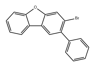Dibenzofuran, 3-bromo-2-phenyl- 化学構造式
