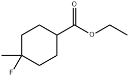 4-氟-4-甲基环己烷-1-羧酸乙酯 结构式