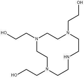 1,4,7,10-Tetraazacyclododecane-1,4,7-triethanol,211384-46-2,结构式