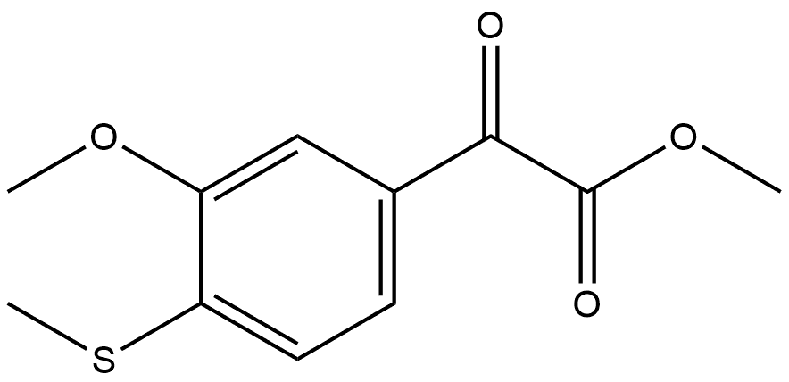 2113933-14-3 Methyl 3-methoxy-4-(methylthio)-α-oxobenzeneacetate