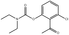 Carbamic acid, N,N-diethyl-, 2-acetyl-3-chlorophenyl ester