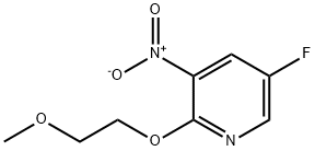 5-氟-2-(2-甲氧基乙氧基)-3-硝基吡啶,2114999-77-6,结构式