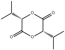 (3S,6S)-(-)-3,6-Diisopropyl-1,4-dioxane-2,5-dione 结构式