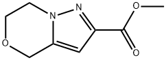 4H-Pyrazolo[5,1-c][1,4]oxazine-2-carboxylic acid, 6,7-dihydro-, methyl ester Structure