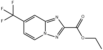 Ethyl 7-(trifluoromethyl)-[1,2,4]triazolo[1,5-a]pyridine-2-carboxylate Structure