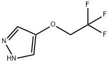 1H-Pyrazole, 4-(2,2,2-trifluoroethoxy)- Structure