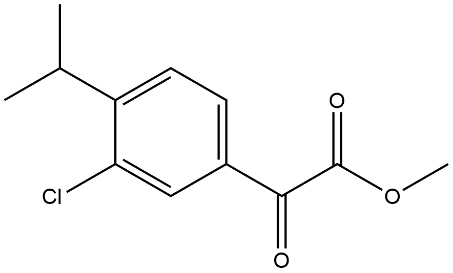 2117060-99-6 Methyl 3-chloro-4-(1-methylethyl)-α-oxobenzeneacetate