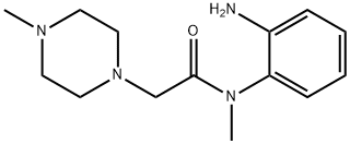 1-Piperazineacetamide, N-(2-aminophenyl)-N,4-dimethyl- Structure