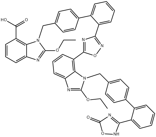 阿齐沙坦杂质108,2117636-55-0,结构式