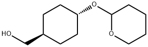 trans-4-[(tetrahydro-2H-pyran-2-yl)oxy]Cyclohexanemethanol 结构式