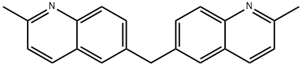 Quinoline, 6,6'-methylenebis[2-methyl- Structure