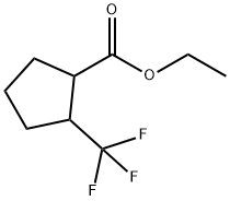 2-(三氟甲基)环戊烷甲酸乙酯 结构式