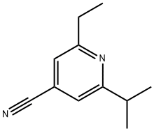 4-Pyridinecarbonitrile, 2-ethyl-6-(1-methylethyl)- 结构式