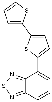 4-(5-(thiophen-2-yl)thiophen-2-yl)benzo[c][1,2,5]thiadiazole Struktur