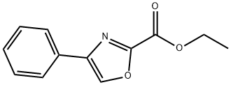 2-Oxazolecarboxylic acid, 4-phenyl-, ethyl ester Structure