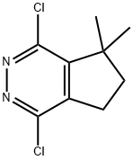 5H-Cyclopenta[d]pyridazine, 1,4-dichloro-6,7-dihydro-5,5-dimethyl- Structure