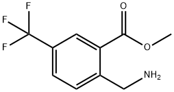 Benzoic acid, 2-(aminomethyl)-5-(trifluoromethyl)-, methyl ester Structure