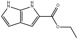 Ethyl 1,6-dihydropyrrolo[2,3-b]pyrrole-2-carboxylate 化学構造式