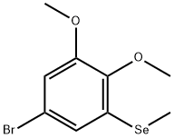 (5-溴-2,3-二甲氧基苯基)(甲基)硒烷,2123477-90-5,结构式