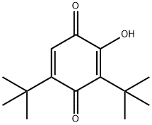 2,5-Cyclohexadiene-1,4-dione, 3,5-bis(1,1-dimethylethyl)-2-hydroxy- 化学構造式