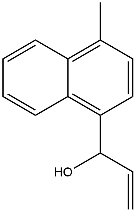 α-Ethenyl-4-methyl-1-naphthalenemethanol 结构式