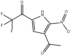 1-(4-acetyl-5-nitro-1h-pyrrol-2-yl)-2,2,2-trifluoroethan-1-one Structure