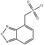 (2,1,3-benzothiadiazol-4-yl)methanesulfonyl chloride Structure