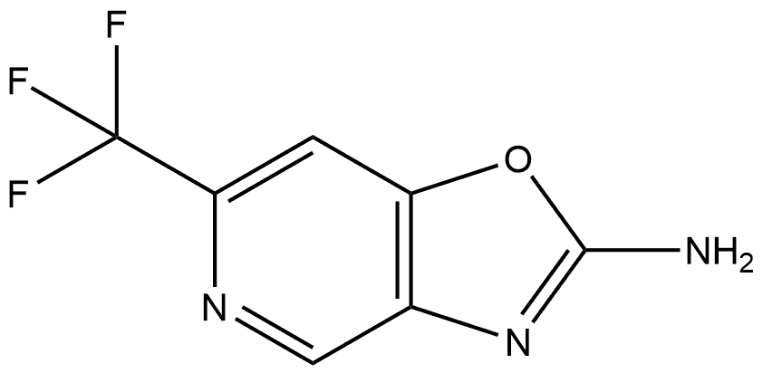 6-(三氟甲基)唑并[4,5-C]吡啶-2-胺 结构式