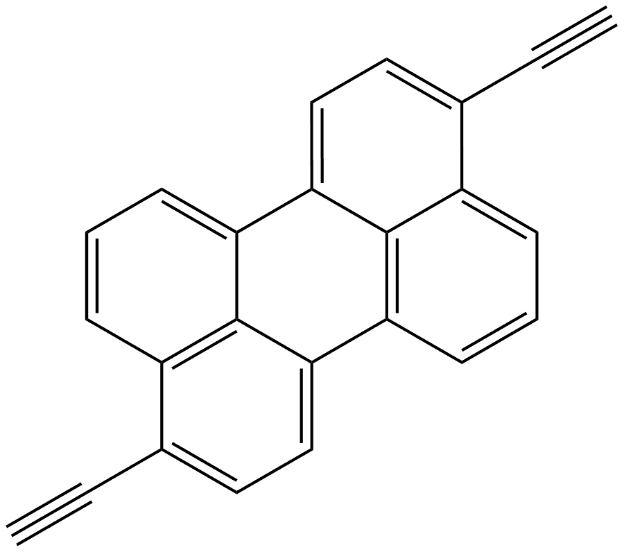 3,9-diethynylperylene Structure