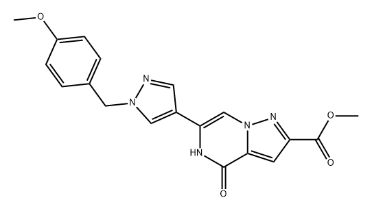 2127110-22-7 Pyrazolo[1,5-a]pyrazine-2-carboxylic acid, 4,5-dihydro-6-[1-[(4-methoxyphenyl)methyl]-1H-pyrazol-4-yl]-4-oxo-, methyl ester