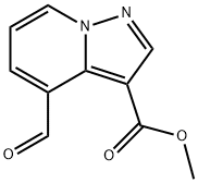4-甲酰基吡唑并[1,5-A]吡啶-3-羧酸甲酯,2127401-33-4,结构式