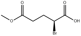 Pentanedioic acid, 2-bromo-, 5-methyl ester, (2S)- Structure