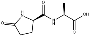 ((R)-5-氧代吡咯烷-2-羰基)-L-丙氨酸, 21282-15-5, 结构式