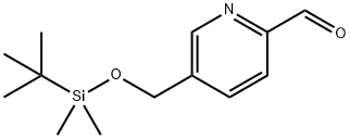 5-(((叔丁基二甲基甲硅烷基)氧基)甲基)吡啶甲醛,212914-72-2,结构式