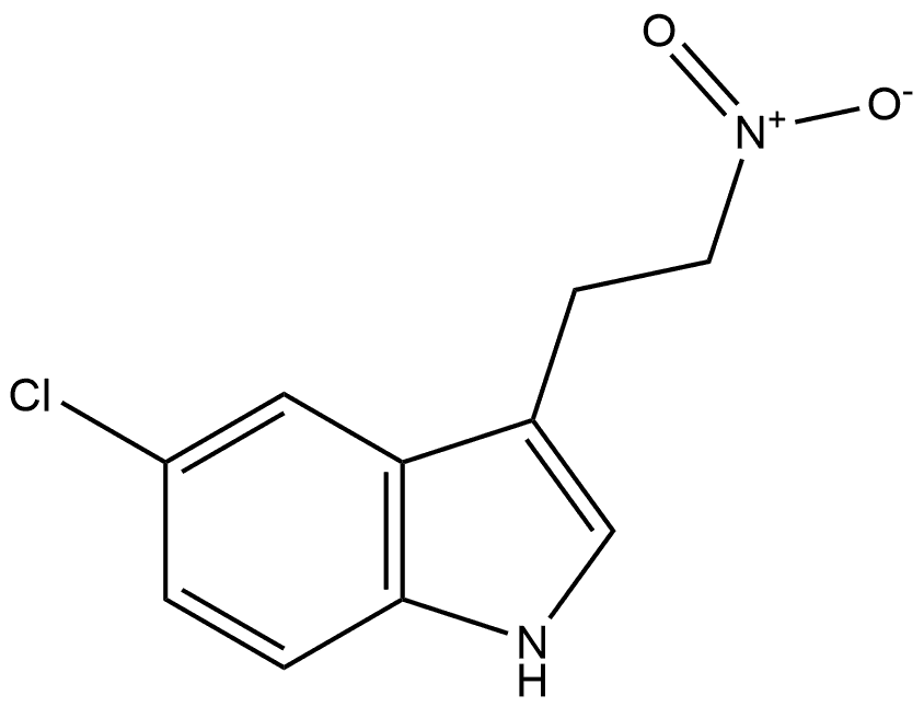 5-chloro-3-(2-nitroethyl)-1H-indole Structure