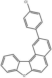 Benzo[b]naphtho[1,2-d]furan, 2-(4-chlorophenyl)-,2130048-87-0,结构式