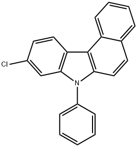 7H-Benzo[c]carbazole, 9-chloro-7-phenyl- Structure