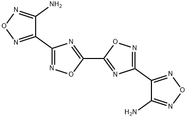 1,2,5-Oxadiazol-3-amine, 4,4'-[5,5'-bi-1,2,4-oxadiazole]-3,3'-diylbis- Struktur