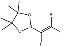 1,3,2-Dioxaborolane, 4,4,5,5-tetramethyl-2-(1,2,2-trifluoroethenyl)- Structure