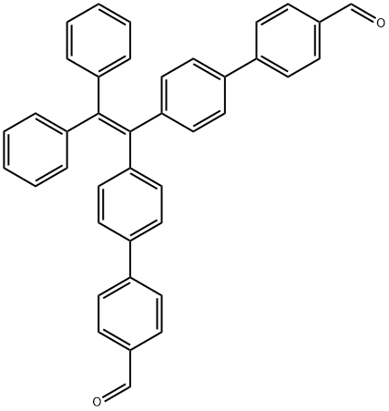 4',4'''-(2,2-diphenylethene-1,1-diyl)bis([1,1'-biphenyl]-4-carbaldehyde)|4',4'''-(2,2-二苯基乙烯-1,1-二基)双([1,1'-联苯]-4-甲醛)